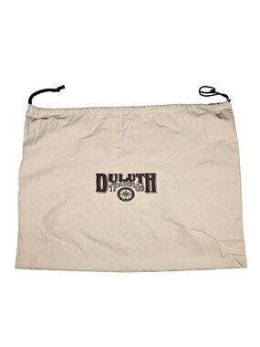Duluth Trading Co Canvas Drawstring Tote Laundry Storage Bag 20"x26" Beige Tan